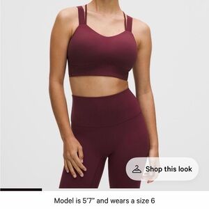 Lululemon Like a Cloud Longline bra, D/DD light support